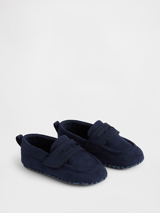 Image number 1 showing, Baby Vegan Suede Loafers