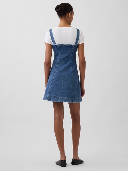 Image number 2 showing, Denim Zip-Front Mini Dress