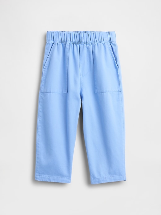 L'image numéro 1 présente Pantalon coupe baril à taille élastique ultra-doux pour Bébé et Tout-petit