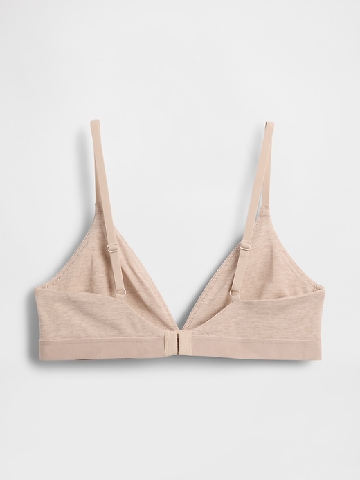 Image number 6 showing, Organic Stretch Cotton Triangle Bra