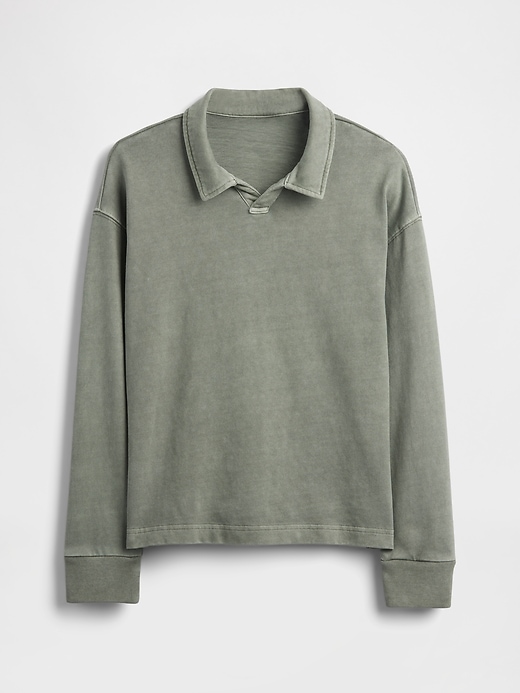 Image number 2 showing, Kids Relaxed Washed Polo Shirt