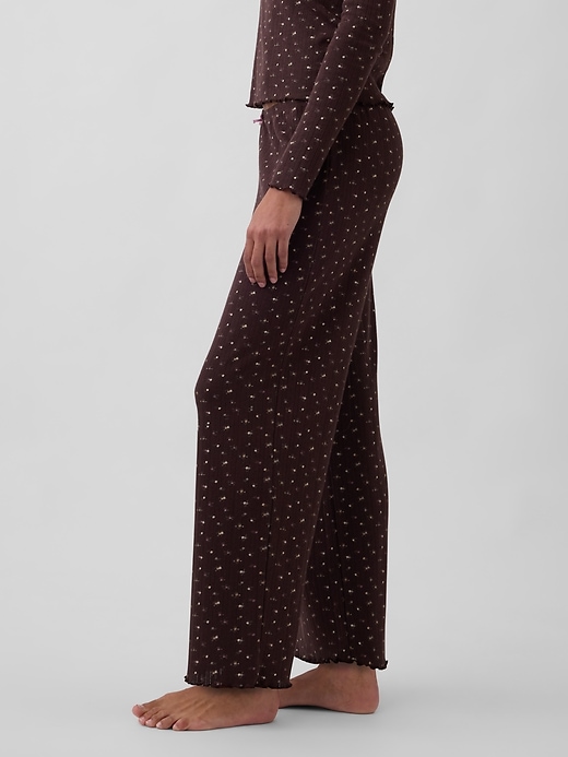 Image number 3 showing, Pointelle PJ Pants