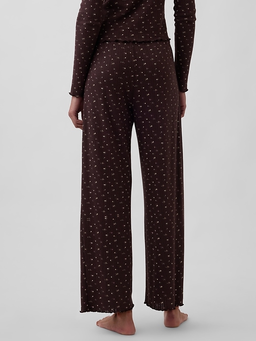 Image number 4 showing, Pointelle PJ Pants