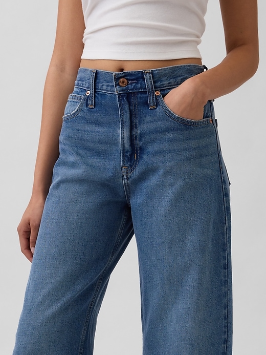 Image number 9 showing, High Rise Barrel Jeans