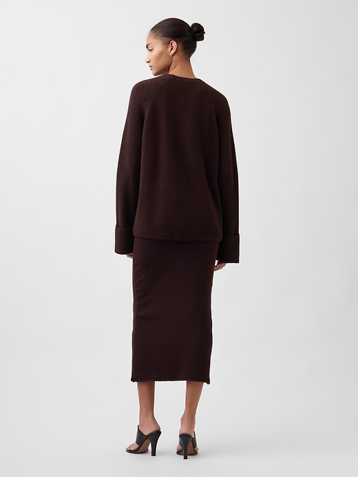 Image number 2 showing, CashSoft Stretch Midi Skirt