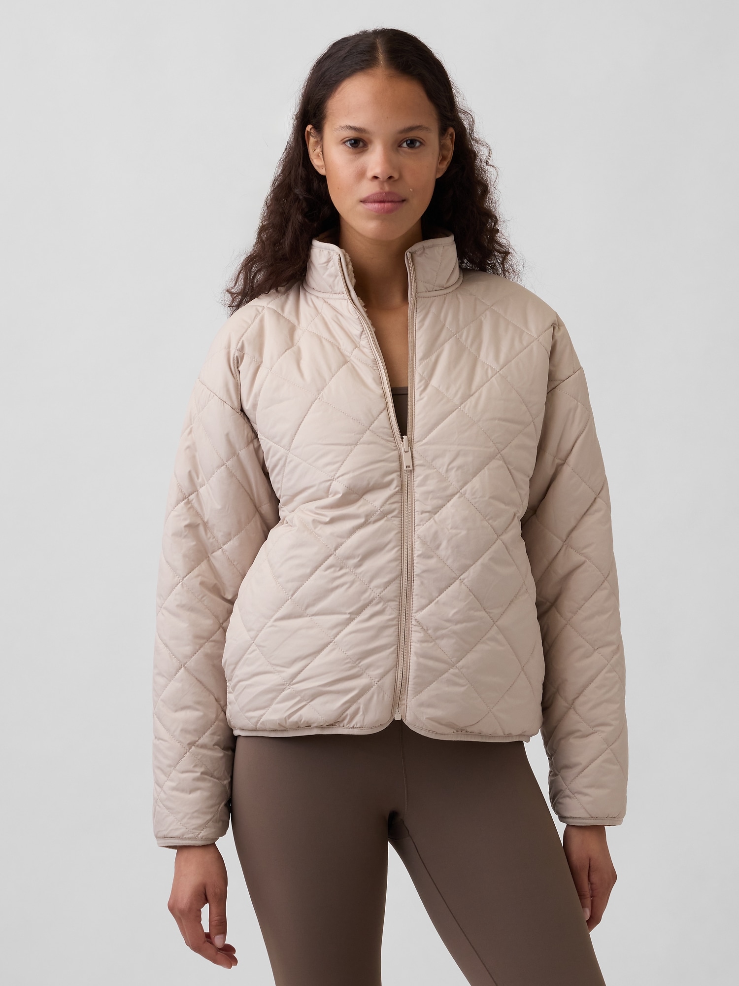 GapFit Reversible Sherpa Jacket | Gap