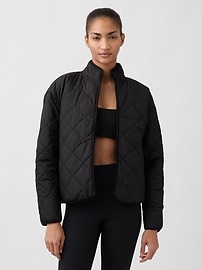 Image number 3 showing, GapFit Reversible Sherpa Jacket