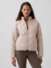 Image number 3 showing, GapFit Reversible Sherpa Jacket