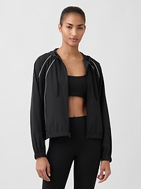 Image number 1 showing, GapFit Tech Zip Hoodie