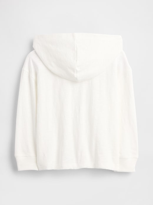 L'image numéro 2 présente T-shirt à capuchon en coton biologique pour Bébé et Tout-petit