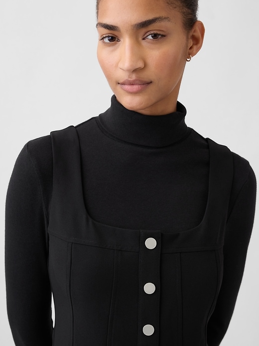 Image number 4 showing, BiStretch Seamed Mini Dress