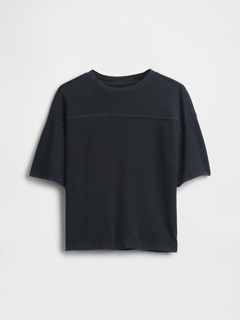 T-SHIRT ÉPAIS À SURPIQÛRES POUR ENFANT