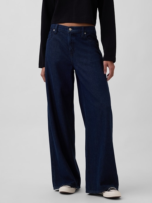 Image number 2 showing, Mid Rise UltraSoft Baggy Jeans