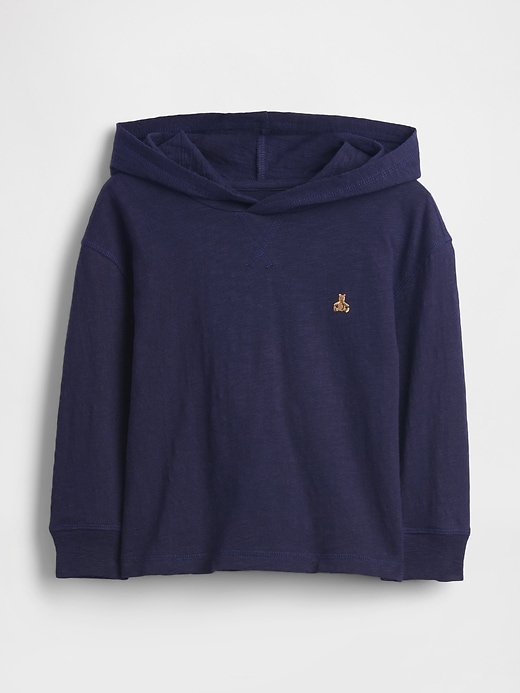 L'image numéro 1 présente T-shirt à capuchon en coton biologique pour Bébé et Tout-petit