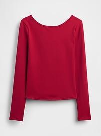 Image number 4 showing, GapFit Smooth Boatneck T-Shirt