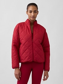 Image number 3 showing, GapFit Reversible Sherpa Jacket