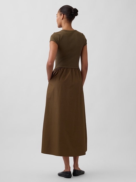 Image number 2 showing, Modern Mixed Media Maxi Dress