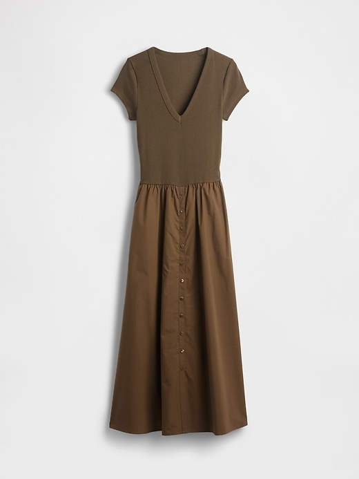 Image number 5 showing, Modern Mixed Media Maxi Dress
