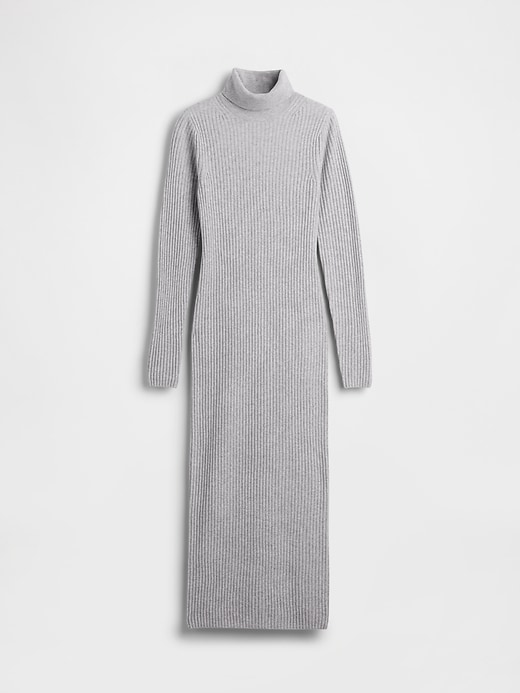 Image number 5 showing, CashSoft Turtleneck Maxi Sweater Dress