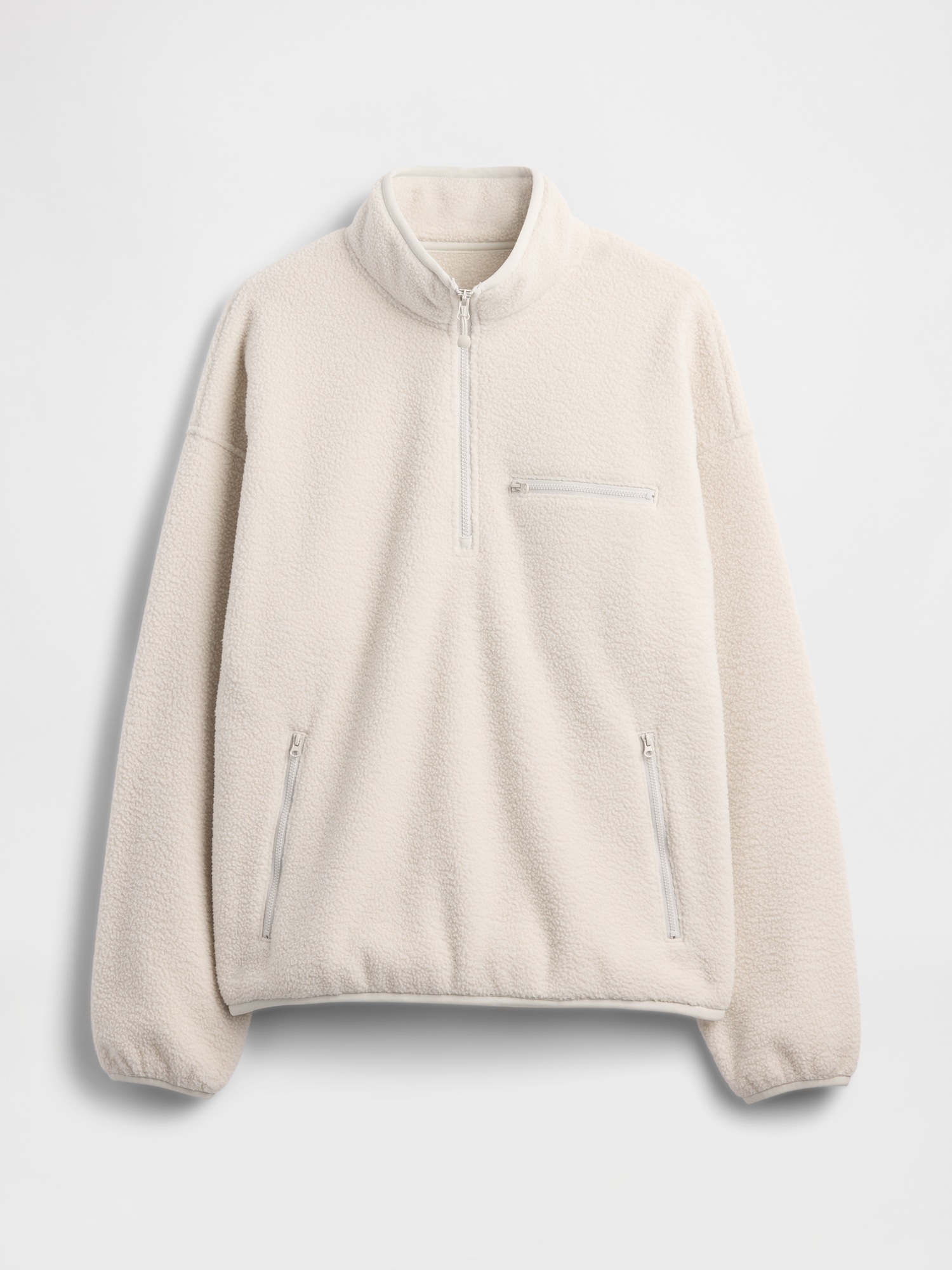 Sherpa Oversized Half-Zip Pullover