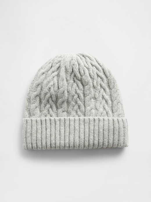 Image number 4 showing, CashSoft Cable-Knit Beanie