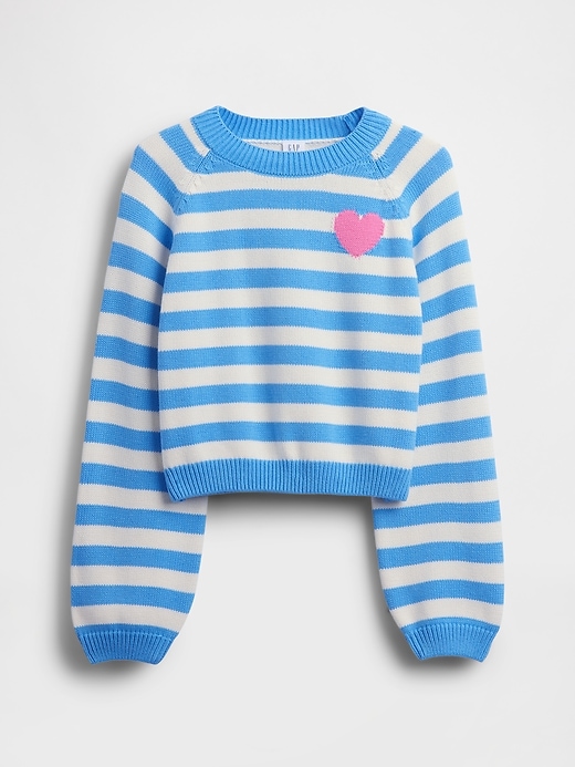Image number 2 showing, Kids Relaxed Graphic Crewneck Sweater