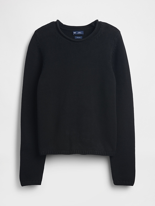 Image number 1 showing, 100% Cotton Rollneck Sweater