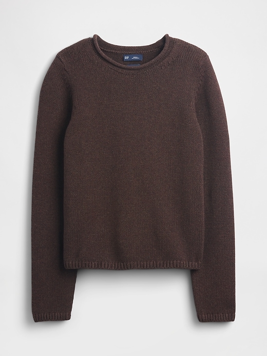 Image number 1 showing, 100% Cotton Rollneck Sweater