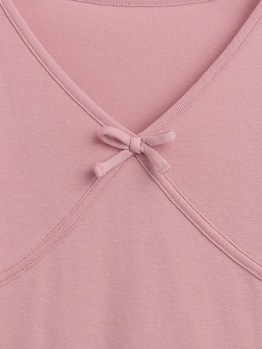 Image number 4 showing, Kids Cross Front Bow T-Shirt