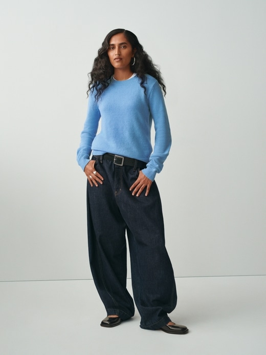 Image number 5 showing, High Rise Barrel Jeans
