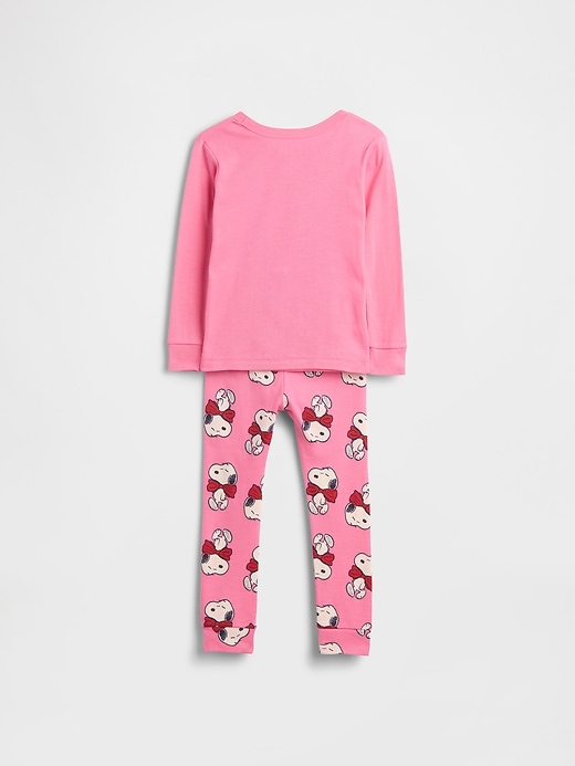 Image number 2 showing, Baby & Toddler Snoopy Organic Brushed Cotton PJ Set