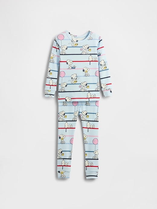 Image number 1 showing, Baby & Toddler Snoopy Organic Brushed Cotton PJ Set