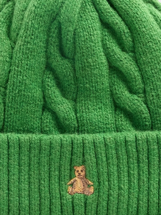 Image number 3 showing, Baby & Toddler CashSoft Cable-Knit Beanie & Mittens Set