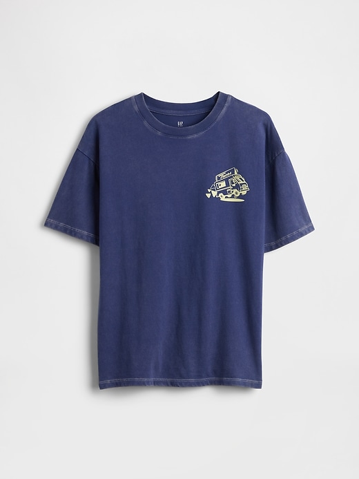 Image number 1 showing, Kids Relaxed Graphic T-Shirt