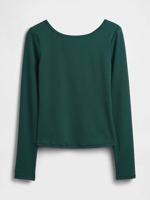 Image number 3 showing, GapFit Smooth Boatneck T-Shirt