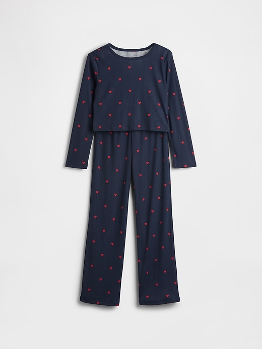 Image number 2 showing, Kids Recycled Pointelle PJ Set