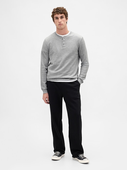 Image number 2 showing, Rib Henley PJ Shirt