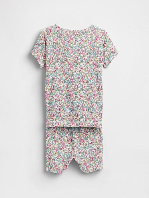 Image number 2 showing, Kids Organic Brushed Cotton PJ Short Set