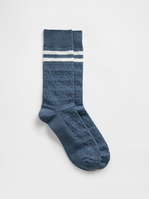 Argyle Varsity Crew Socks
