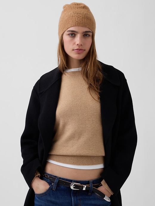 Image number 2 showing, Pointelle Beanie