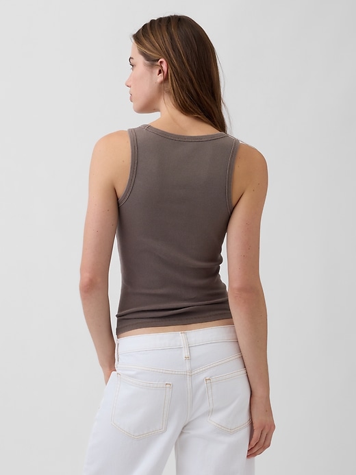 Image number 3 showing, Rib Scoop Tank Top