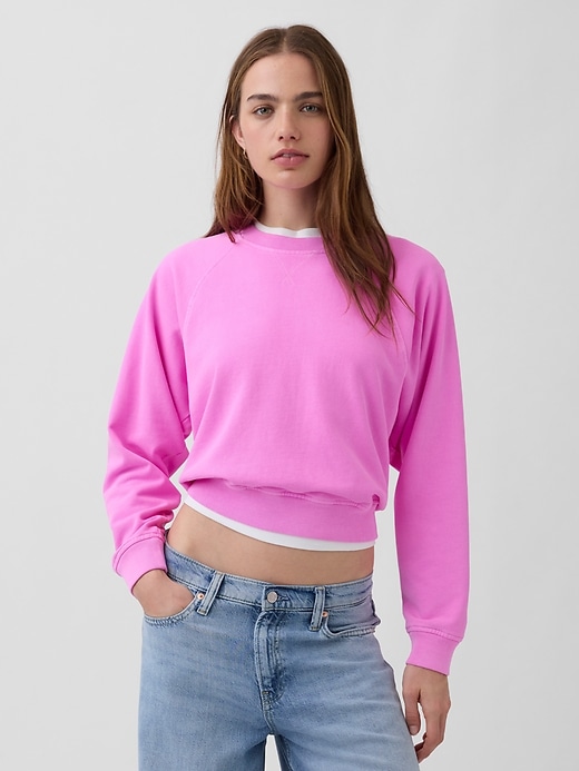 Image number 1 showing, French Terry Raglan Sweatshirt