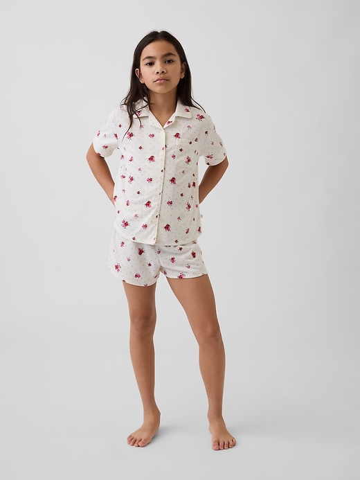 Image number 1 showing, Kids Recycled PJ Short Set