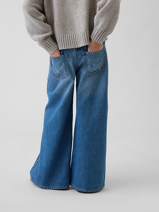 Image number 4 showing, Kids Low Rise Beaded Easy Baggy Jeans