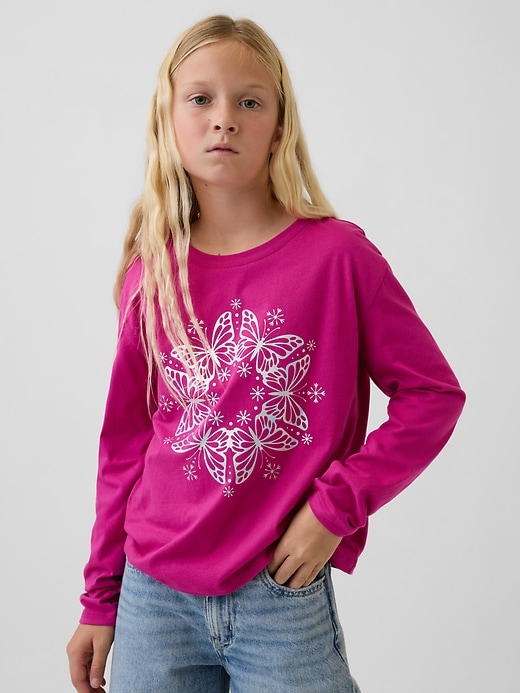 Image number 1 showing, Kids Relaxed Graphic T-Shirt