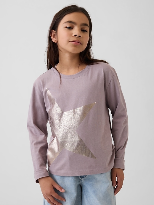 Image number 1 showing, Kids Relaxed Graphic T-Shirt