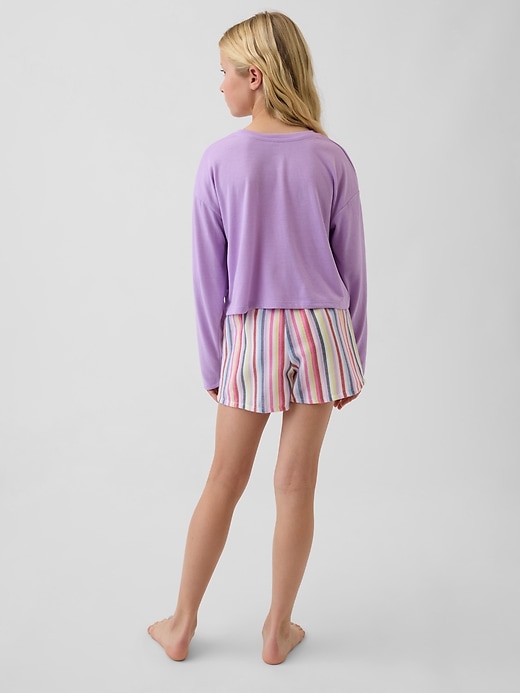 Image number 3 showing, Kids Recycled PJ Short Set