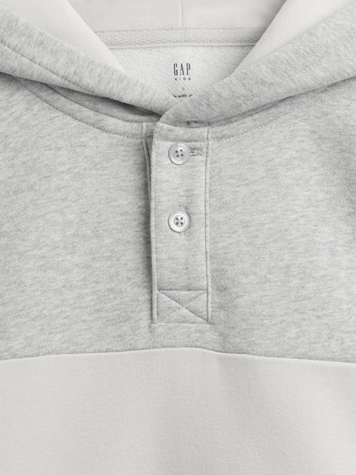 Image number 5 showing, Kids VintageSoft Relaxed Henley Hoodie