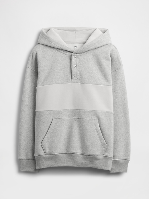 Image number 2 showing, Kids VintageSoft Relaxed Henley Hoodie