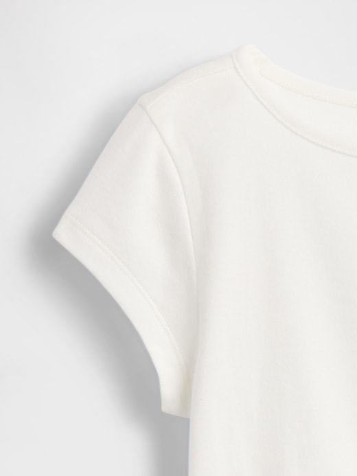 Image number 4 showing, Kids Cap-Sleeve Fitted T-Shirt